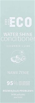 Kondicionér pro suché vlasy Be Eco Water Shine Mila - 900 ml (0105023) + darček zadarmo 5