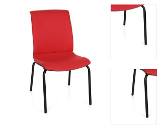Konferenčná stolička Libon 4L BT - červená / čierna 3