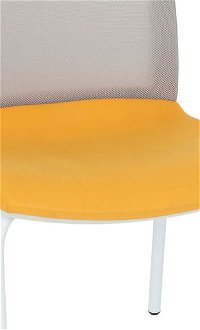 Konferenčná stolička Libon 4L WS - žltá / sivá / biela 5