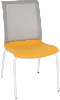 Konferenčná stolička Libon 4L WS - žltá / sivá / biela 2