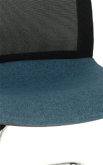 Konferenčná stolička Libon V BS - modrá / čierna / chróm 5