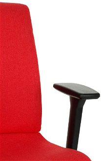 Konferenčná stolička s podrúčkami Libon 4L BT R1 - červená / čierna 7