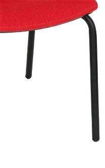 Konferenčná stolička s podrúčkami Libon 4L BT R1 - červená / čierna 9