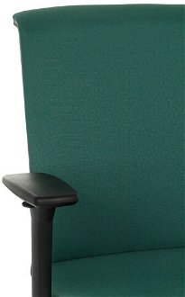 Konferenčná stolička s podrúčkami Libon 4L BT R1 - tmavozelená / čierna 6