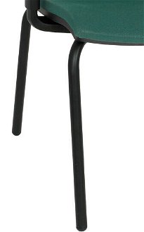 Konferenčná stolička s podrúčkami Libon 4L BT R1 - tmavozelená / čierna 8