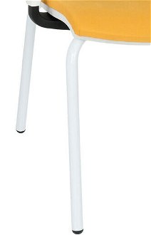 Konferenčná stolička s podrúčkami Libon 4L WS R1 - žltá / sivá / biela 8