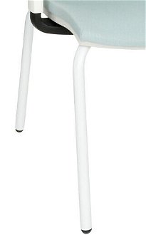 Konferenčná stolička s podrúčkami Libon 4L WT R1 - mentolová / biela 8