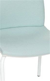 Konferenčná stolička s podrúčkami Libon 4L WT R1 - mentolová / biela 5