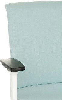 Konferenčná stolička s podrúčkami Libon 4L WT R1 - mentolová / biela / chróm 6