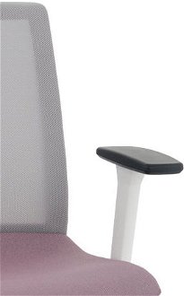 Konferenčná stolička s podrúčkami Libon Cross WS R1 - staroružová / sivá / biela 7