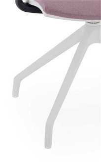 Konferenčná stolička s podrúčkami Libon Cross WS R1 - staroružová / sivá / biela 8