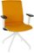 Konferenčná stolička s podrúčkami Libon Cross WT R1 - žltá / biela