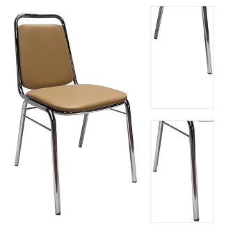 Konferenčná stolička Zeki - hnedá 3