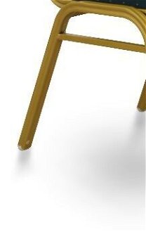 Konferenčná stolička Zina 2 New - zelená / zlatá 8