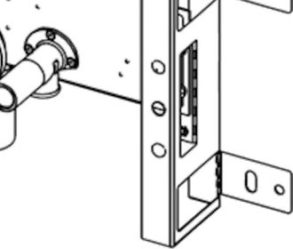 Konštrukcia pro zazdění k bidetu Tece Box 9.370.031 9