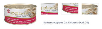 Konzerva Applaws Cat Chicken a Duck 70g 1