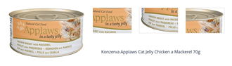 Konzerva Applaws Cat Jelly Chicken a Mackerel 70g 1