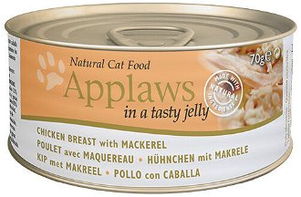 Konzerva Applaws Cat Jelly Chicken a Mackerel 70g