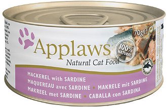 Konzerva Applaws Cat Mackerel a Sardine 70g
