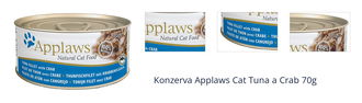 Konzerva Applaws Cat Tuna a Crab 70g 1