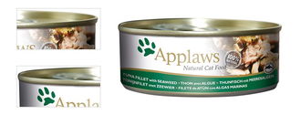 Konzerva Applaws Cat Tuna Fillet a Seaweed 70g 4