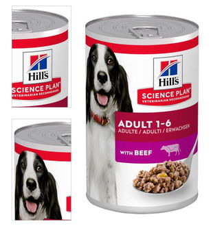 Hill's konzerva Science Plan Canine Adult Beef 370 g 4