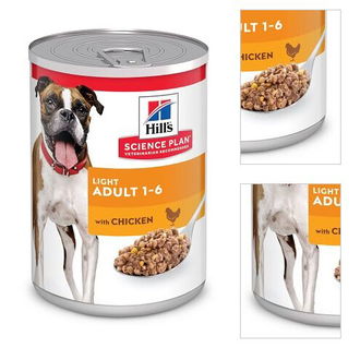 Konzerva Hill´s Science Plan Canine Adult light Chicken 370g 3