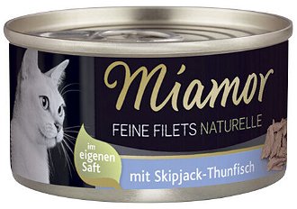 Konzerva MIAMOR Feine Filets Naturelle skipjack - tuniak v šťave 80g