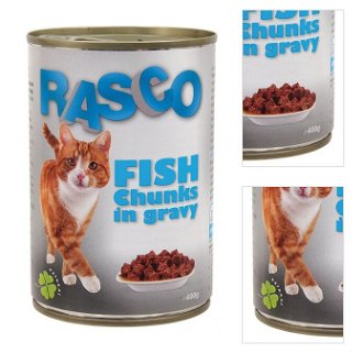 Konzerva Rasco Cat rybie kusky v stave 400g 3