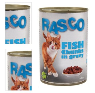 Konzerva Rasco Cat rybie kusky v stave 400g 4