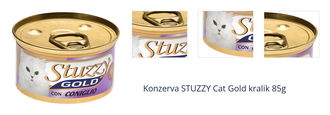 Konzerva STUZZY Cat Gold kralik 85g 1