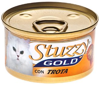 Konzerva STUZZY Cat Gold pstruh 85g