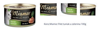 Konz.Miamor Filet tuniak a zelenina 100g 1