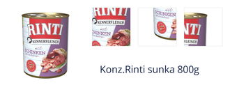 Konz.Rinti sunka 800g 1