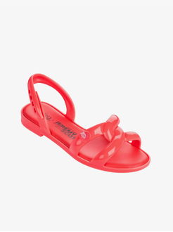 Koralové dámske sandálky Melissa Tube Sandal + Jeremy Scott 2