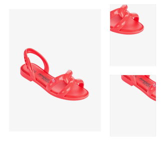 Koralové dámske sandálky Melissa Tube Sandal + Jeremy Scott 3