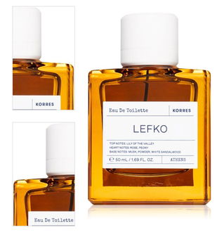 Korres Lefko toaletná voda unisex 50 ml 4