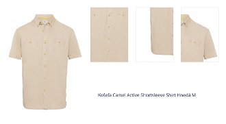 Košeľa Camel Active Shortsleeve Shirt Hnedá M 1