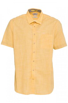 Košeľa Camel Active Shortsleeve Shirt Žltá M
