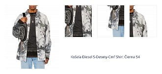 Košeľa Diesel S-Dewny-Cmf Shirt Čierna 54 1