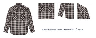 Košeľa Diesel S-Ocean-Check-Nw Shirt Čierna L 1