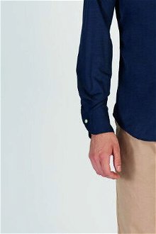Košeľa La Martina Man L/S Shirt Wool Jersey Modrá Xxl 8
