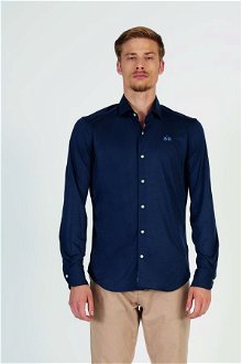 Košeľa La Martina Man L/S Shirt Wool Jersey Modrá Xxl 2