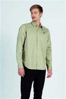 Košeľa La Martina Man Shirt L/S Cotton Twill Zelená Xxl