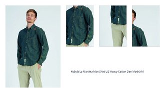 Košeľa La Martina Man Shirt L/S Heavy Cotton Den Modrá M 1
