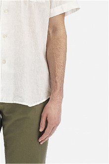 Košeľa La Martina Man Shirt L/S Light Linen Biela Xl 9