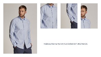 Košeľa La Martina Man Shirt L/S Oxford 50/1 30/2 Modrá L 1
