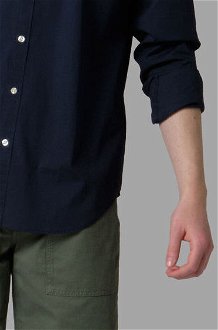Košeľa La Martina Man Shirt L/S Poplin Stretch Modrá M 9