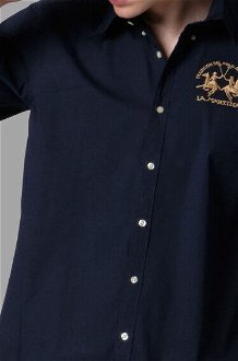 Košeľa La Martina Man Shirt L/S Poplin Stretch Modrá M 5