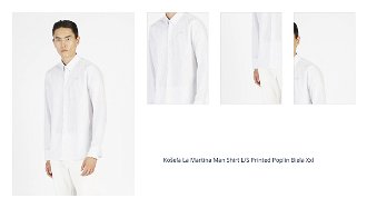 Košeľa La Martina Man Shirt L/S Printed Poplin Biela Xxl 1